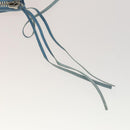 BALENCIAGA The Paper Hand Bag Leather 2way Light Blue Silver 370926 Auth 128459-14