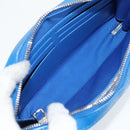 LOUIS VUITTON Monogram Clouds Soft Trunk Wallet Bag Blue M45432 LV Auth 128464A-10