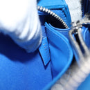 LOUIS VUITTON Monogram Clouds Soft Trunk Wallet Bag Blue M45432 LV Auth 128464A-11