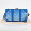 LOUIS VUITTON Monogram Clouds Soft Trunk Wallet Bag Blue M45432 LV Auth 128464A-12