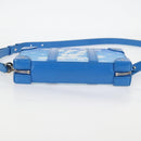 LOUIS VUITTON Monogram Clouds Soft Trunk Wallet Bag Blue M45432 LV Auth 128464A-5