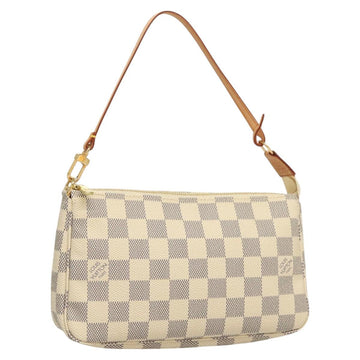 LOUIS VUITTON Damier Azur Pochette Accessoires Pouch N51986 LV Auth 128466V