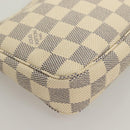 LOUIS VUITTON Damier Azur Pochette Accessoires Pouch N51986 LV Auth 128466V-14