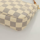 LOUIS VUITTON Damier Azur Pochette Accessoires Pouch N51986 LV Auth 128466V-15