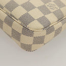 LOUIS VUITTON Damier Azur Pochette Accessoires Pouch N51986 LV Auth 128466V-17