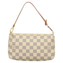 LOUIS VUITTON Damier Azur Pochette Accessoires Pouch N51986 LV Auth 128466V-13