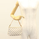 LOUIS VUITTON Damier Azur Pochette Accessoires Pouch N51986 LV Auth 128466V-21