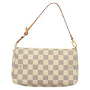 LOUIS VUITTON Damier Azur Pochette Accessoires Pouch N51986 LV Auth 128466V-2