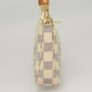 LOUIS VUITTON Damier Azur Pochette Accessoires Pouch N51986 LV Auth 128466V-4