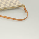 LOUIS VUITTON Damier Azur Pochette Accessoires Pouch N51986 LV Auth 128466V-7