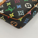 LOUIS VUITTON Monogram Multicolor Pochette Accessoires Black M92648 Auth 128468V-9