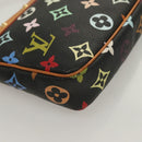 LOUIS VUITTON Monogram Multicolor Pochette Accessoires Black M92648 Auth 128468V-15