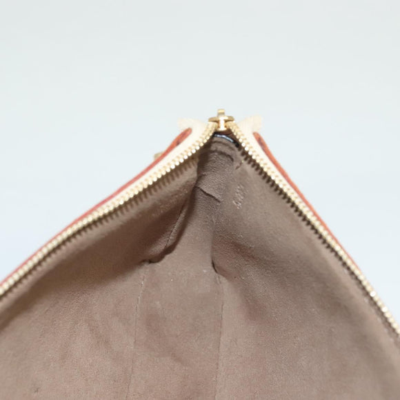 LOUIS VUITTON Monogram Multicolor Pochette Accessoires Black M92648 Auth 128468V