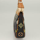 LOUIS VUITTON Monogram Multicolor Pochette Accessoires Black M92648 Auth 128468V-3