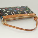 LOUIS VUITTON Monogram Multicolor Pochette Accessoires Black M92648 Auth 128468V-6