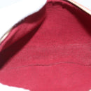 LOUIS VUITTON Multicolor Pochette Accessoires Pouch White M92649 LV Auth 128470V-11