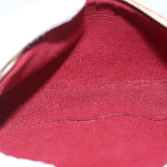 LOUIS VUITTON Multicolor Pochette Accessoires Pouch White M92649 LV Auth 128470V