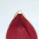 LOUIS VUITTON Multicolor Pochette Accessoires Pouch White M92649 LV Auth 128470V-20