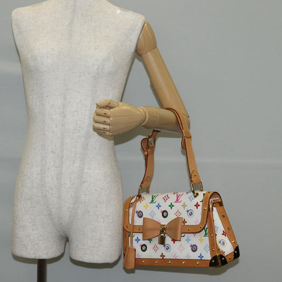 LOUIS VUITTON Multicolor Ribbon Pochette I Miss You Bag M92051 Auth 128471SV