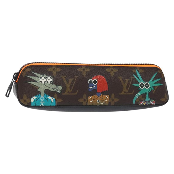 LOUIS VUITTON Monogram LV Friends Trousse Elizabeth Pen Case GI0580 Auth 128472