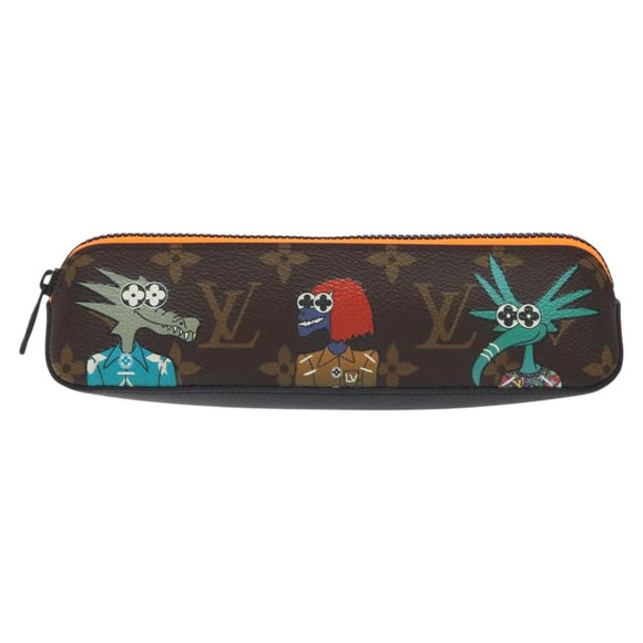 LOUIS VUITTON Monogram LV Friends Trousse Elizabeth Pen Case GI0580 Auth 128472
