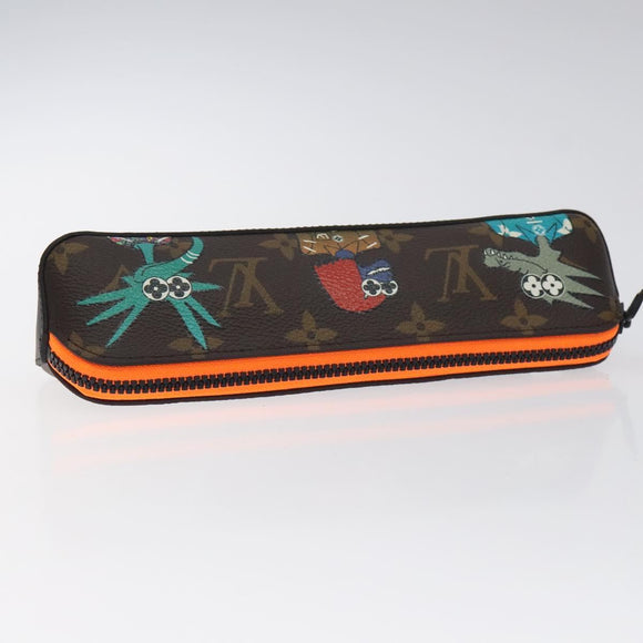 LOUIS VUITTON Monogram LV Friends Trousse Elizabeth Pen Case GI0580 Auth 128472