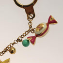 LOUIS VUITTON Porte Cles Chainne Delice Charm metal Gold M66002 LV Auth 128473-4