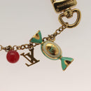 LOUIS VUITTON Porte Cles Chainne Delice Charm metal Gold M66002 LV Auth 128473-7