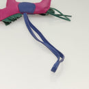 HERMES Rodeo Charm PM Leather Purple Auth 128474-5