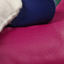 HERMES Rodeo Charm PM Leather Purple Auth 128474-7