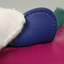 HERMES Rodeo Charm PM Leather Purple Auth 128474-8