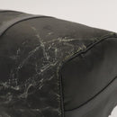 LOUIS VUITTON Damier Carbon Keepall 45 Boston Bag Black N41415 LV Auth 128484-15