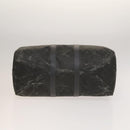 LOUIS VUITTON Damier Carbon Keepall 45 Boston Bag Black N41415 LV Auth 128484-5