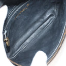 CHANEL Matelasse Waist bag Caviar Skin Black Gold CC Auth 128488-11