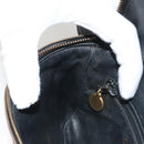 CHANEL Matelasse Waist bag Caviar Skin Black Gold CC Auth 128488-22