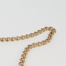 CHANEL Rattan Chain Shoulder Bag Straw Beige Gold CC Auth 128491SV-15