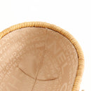 CHANEL Rattan Chain Shoulder Bag Straw Beige Gold CC Auth 128491SV-26