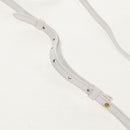 JACQUEMUS Mini Hand Bag Leather 2way White Gold Auth 128500M-10