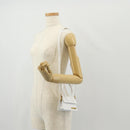 JACQUEMUS Mini Hand Bag Leather 2way White Gold Auth 128500M-25