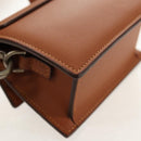 JACQUEMUS Mini Hand Bag Leather 2way Brown Gold Auth 128501M-18