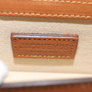 JACQUEMUS Mini Hand Bag Leather 2way Brown Gold Auth 128501M-23