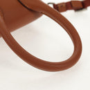 JACQUEMUS Mini Hand Bag Leather 2way Brown Gold Auth 128501M-7