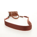 JACQUEMUS Mini Hand Bag Leather 2way Brown Gold Auth 128501M-8