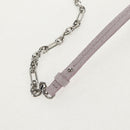 Maison Margiela Chain Shoulder Bag Leather 2way Pastel Purple Auth 128503M-15