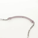 Maison Margiela Chain Shoulder Bag Leather 2way Pastel Purple Auth 128503M-16