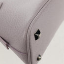 Maison Margiela Chain Shoulder Bag Leather 2way Pastel Purple Auth 128503M-18