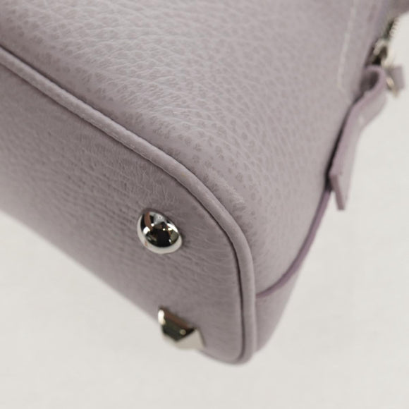 Maison Margiela Chain Shoulder Bag Leather 2way Pastel Purple Auth 128503M