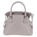 Maison Margiela Chain Shoulder Bag Leather 2way Pastel Purple Auth 128503M-2