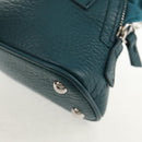 Maison Margiela Mini Hand Bag Leather 2way Blue Silver Auth 128504M-17