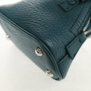 Maison Margiela Mini Hand Bag Leather 2way Blue Silver Auth 128504M-19